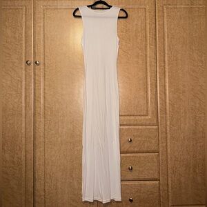 Skims White lounge Soft Dress